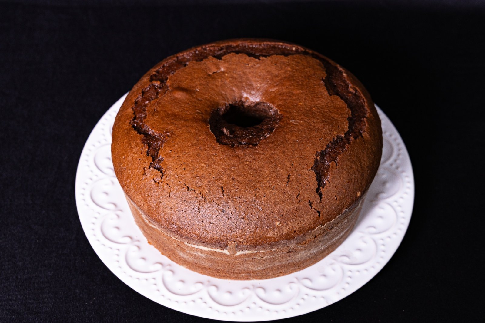 Bolo de Furo sem Cobertura