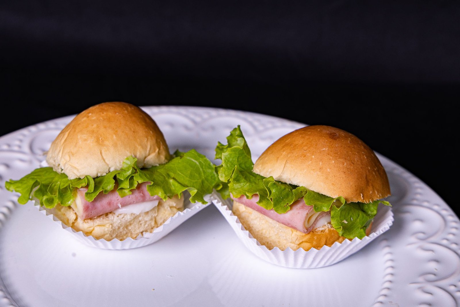 Pão Brioche com Recheio de Frios (mini lanche)
